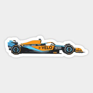 F1 Orange car 2022 Sticker